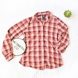 ✨Lucky Brand | Plaid Cotton Button Down Shirt